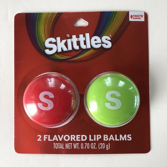 Skittles Assorted Flavored Lip Balm 8 Count Variety Flavors Candy New in Package - Picture 2 of 6